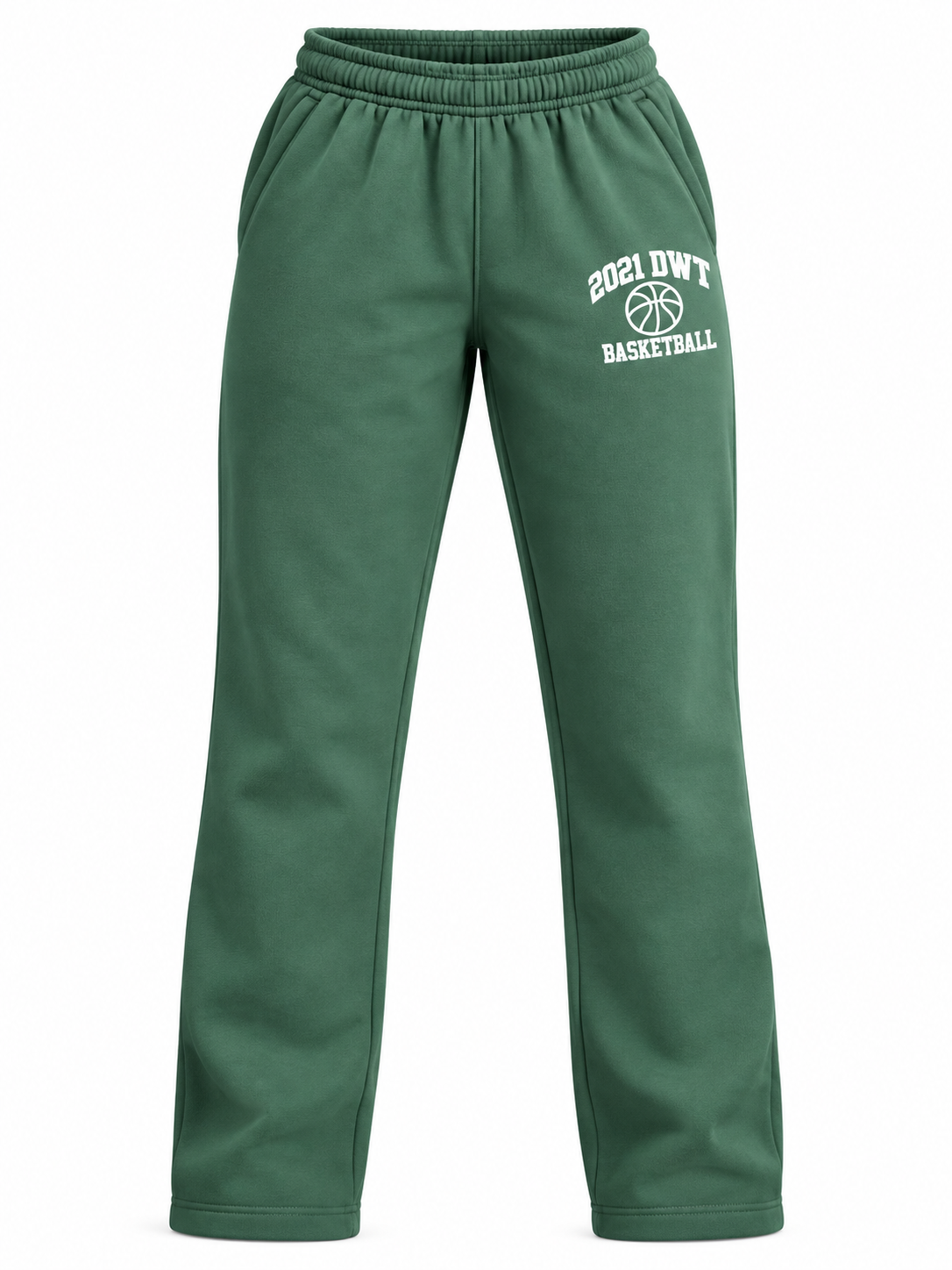 2021 DWT Basketball Sweatpants Forest Green