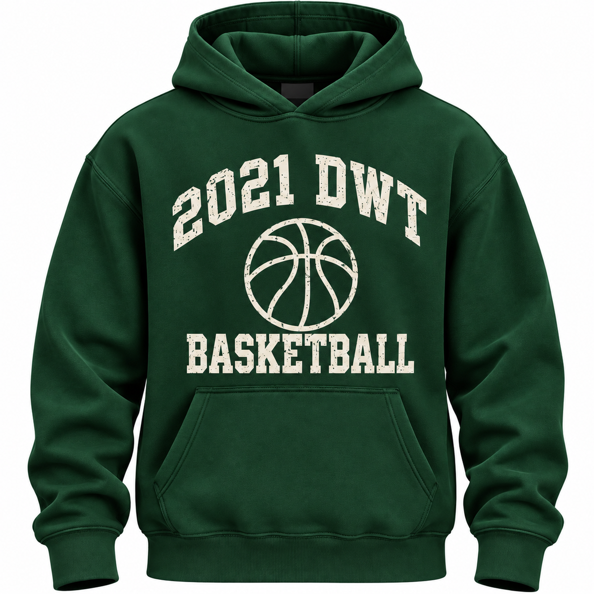 2021 DWT Basketball Hoodie      (Forest Green)
